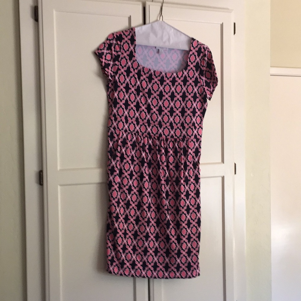 Pink and black charter club dress ps